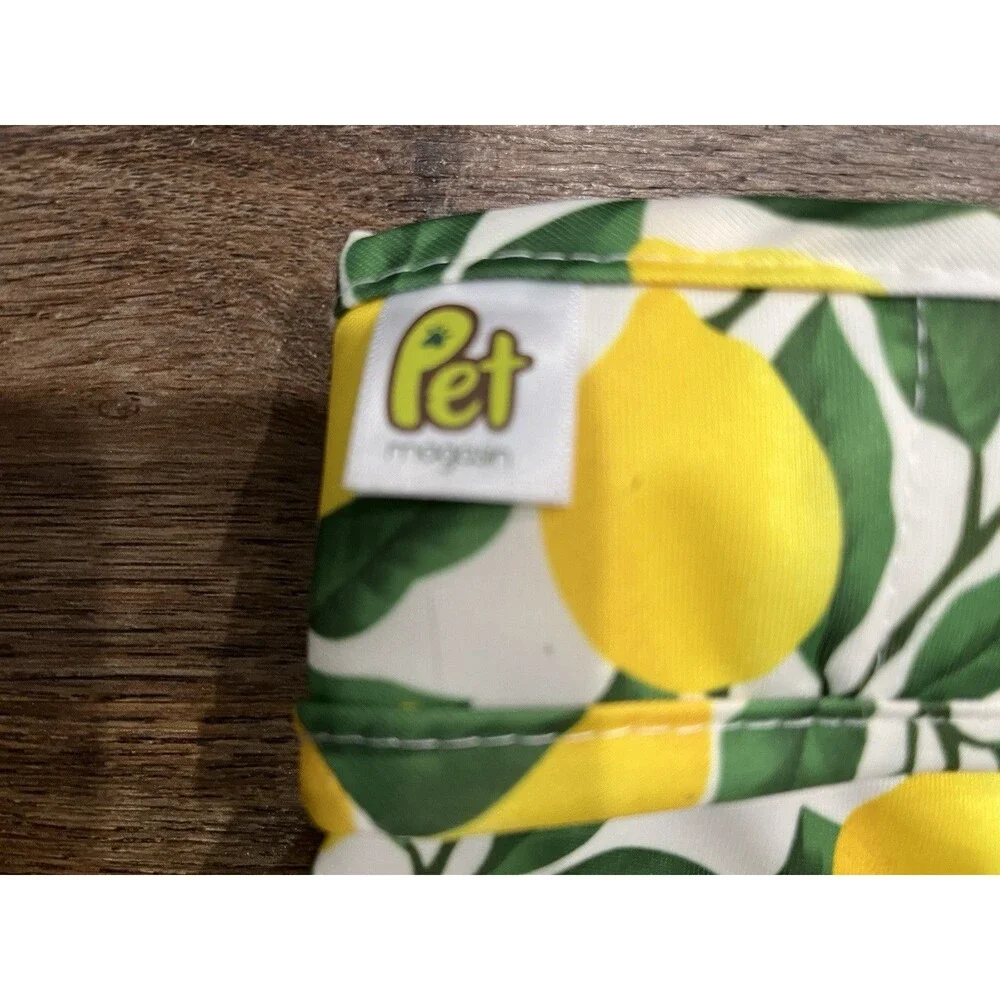 Pet Magasin XL Washable Reusable Dog Diapers Lot of 3 Female Floral Fruit Prints